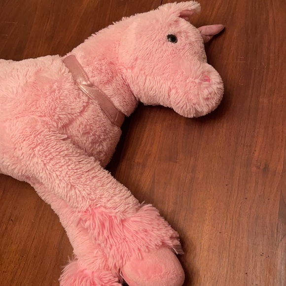 Preloved Large Pink Stuffed Animal Unicorn /Toy - Picture 5 of 10